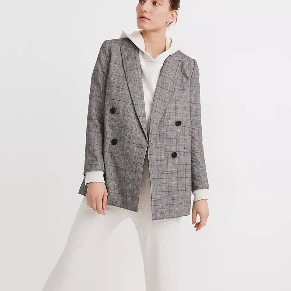 *LIKE NEW* Madewell Caldwell Double-Breasted Blazer: Peaked Lapel Edition